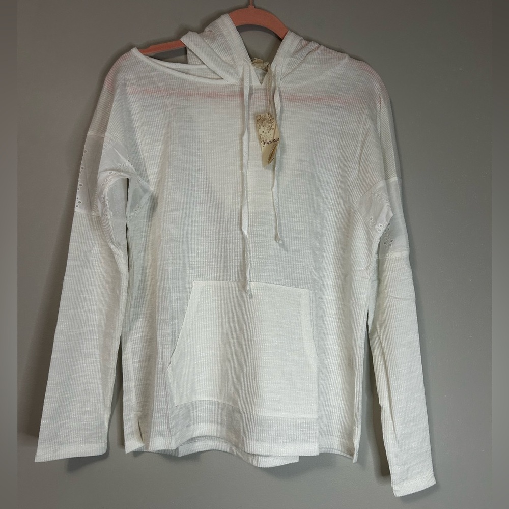 NWT Hem & Thread Hooded, Lightweight Top, Size S
